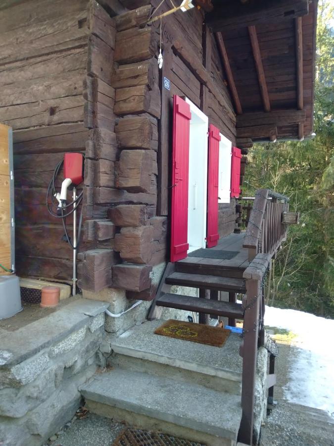 Petit Chalet Rustique Et Bucolique Bovernier Ngoại thất bức ảnh