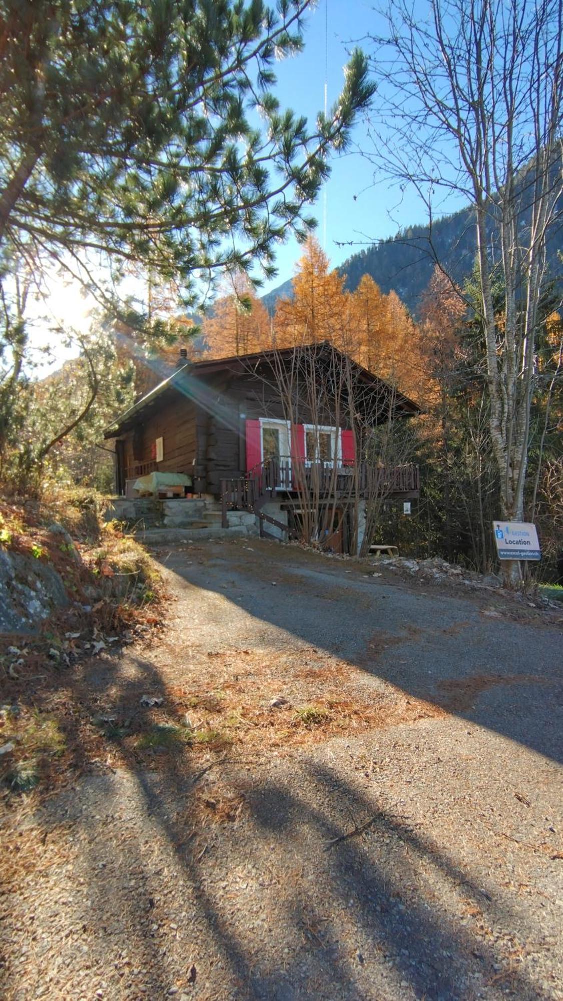 Petit Chalet Rustique Et Bucolique Bovernier Ngoại thất bức ảnh